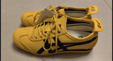 Onitsuka Tiger鬼塚虎一腳蹬懶人鞋 黃色休閑鞋男女休閑鞋MEXICO 66? SLIP-ON 黃色 36 曬單實(shí)拍圖