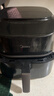 美的（Midea）免翻面空氣炸鍋蒸烤一體上下可視 家用全自動(dòng)大容量6L 多功能烤箱電炸鍋全金屬內腔KZC6019D 曬單實(shí)拍圖