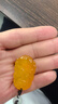 黃玉髓十二生肖玉吊墜鼠?；⑼谬埳唏R羊猴瑪瑙玉佩符 屬羊【配掛繩】 曬單實(shí)拍圖