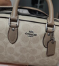 蔻馳（COACH）【品牌直供】女士ROWAN手提單肩斜挎波士頓包CW330禮物 曬單實(shí)拍圖