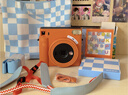 INSTAX富士instax立拍立得 一次成像相機 SQUARE SQ1 赭石橙 曬單實(shí)拍圖