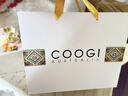 COOGI【祝緒丹同款】包包女款輕奢女士斜挎手提托特包情人節生日禮物 米白色-明星同款 曬單實(shí)拍圖