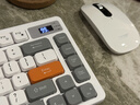 宏碁（acer）無(wú)線(xiàn)藍牙雙模鍵盤(pán)鼠標套裝筆記本臺式電腦用小鍵盤(pán)靜輕音辦公商務(wù)可充電長(cháng)續航適用于Mac平板手機 白色-無(wú)線(xiàn)藍牙雙模+數顯屏【鍵盤(pán)】+靜音鼠標 曬單實(shí)拍圖
