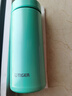 虎牌（TIGER）保溫保冷杯輕量便攜不銹鋼真空水杯MMZ-A35C-GL葉瓣綠350ml 曬單實(shí)拍圖