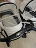 紐貝耳newber嬰兒車(chē) 嬰兒推車(chē) 嬰兒車(chē)0-3歲用折疊可坐可躺帶減震 可換向 黑白 防風(fēng)保暖罩+防蚊罩+抑菌護脊板 曬單實(shí)拍圖