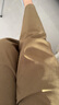 森馬（Semir）休閑褲女長(cháng)褲腰帶ins潮秋季磨毛做舊打褶闊腿褲101524127020B 曬單實(shí)拍圖
