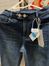 逸陽(yáng)（ESE-Y）舒彈【筆桿褲】26春季新款九分小直筒牛仔褲女小個(gè)子 牛仔藍 27 曬單實(shí)拍圖