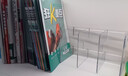 離草透明書(shū)立架子桌面書(shū)架 書(shū)夾桌上書(shū)架置物架書(shū)架四聯(lián)書(shū)立隔書(shū)架立架書(shū)擋亞克力 2個(gè)裝 曬單實(shí)拍圖