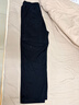 優(yōu)衣庫男裝女裝彈力棉質(zhì)舒適九分褲/休閑褲26春夏新款481568 481568/09黑色 M 曬單實(shí)拍圖