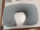 TA按壓充氣u型枕旅行便攜飛機高鐵火車(chē)睡覺(jué)頭枕脖枕護頸神器靠枕 曬單實(shí)拍圖
