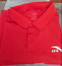 安踏polo衫男短袖有領(lǐng)透氣紅色體恤襯衫男士運動(dòng)速干冰絲翻領(lǐng)休閑T恤 8102-8經(jīng)典紅 L /175 曬單實(shí)拍圖
