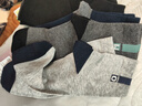 三槍【印象系列】男士襪子純棉100純棉防臭耐磨襪子男中筒襪時(shí)尚撞色 曬單實(shí)拍圖