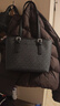 MICHAEL KORS奢侈品JETSETTRAVEL女士手提包托特包35T9GTVT0B送女友銀黑色均碼 曬單實(shí)拍圖