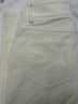 Scofield【含棉】女裝都市通勤燈芯絨微喇都市休閑褲新品 象牙白色 S 160 曬單實(shí)拍圖