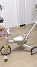 babycare兒童三輪車(chē)寶寶遛娃神器腳踏車(chē)多功能手推車(chē)1車(chē)5用周歲禮物微光鈦 曬單實(shí)拍圖