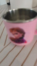 迪士尼（Disney）兒童水杯寶寶喝牛奶杯家用帶刻度耐摔不銹鋼口杯幼兒喝水杯子帶蓋 曬單實(shí)拍圖