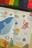 奕思瑞便攜手指畫(huà)顏料可水洗指印畫(huà)冊畫(huà)本兒童玩具3-6歲幼兒園生日禮物 曬單實(shí)拍圖