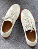 愛(ài)步（ECCO）休閑鞋男 26年春季新款復古德訓鞋舒適板鞋男鞋 柔酷10號560104 白色/砂礫灰56010458336 42 曬單實(shí)拍圖