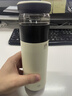 京東京造保溫杯【茶水分離】男女大容量316L不銹鋼泡茶水杯子雅致白500ml 曬單實(shí)拍圖