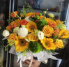 冉子花坊鮮花速遞同城配送向日葵混搭抱抱桶玫瑰送愛(ài)人女友生日禮物真鮮花 抱抱桶混搭 曬單實(shí)拍圖