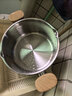 蘇泊爾（SUPOR）湯鍋輕享316L不銹鋼煮面煮粥燉鍋燃氣灶電磁爐通用22cm ET22YHS01 曬單實(shí)拍圖