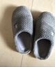 京東京造【厚底防滑】棉拖鞋男士冬季室內居家毛拖保暖全包碳灰色44-45 曬單實(shí)拍圖