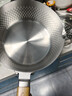 三四鋼雪平鍋內層316L不銹鋼22cm奶鍋湯鍋帶蒸籠食品級無(wú)涂層煮面38123 曬單實(shí)拍圖