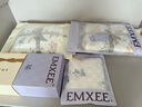 嫚熙（EMXEE）嬰兒紗布浴巾純棉寶寶新生兒童浴巾 綺幻花信 110×110cm 曬單實(shí)拍圖