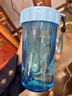 特百惠（Tupperware）雅致300ML塑料杯男女士學(xué)生兒童夏季水杯子戶(hù)外便攜口袋杯 晴天藍 曬單實(shí)拍圖