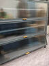 鋼制鞋柜家用門(mén)口大容量防塵鞋架室內入戶(hù)門(mén)玄關(guān)柜翻門(mén)多層儲物柜 灰色【三門(mén)七層】1000*350*1120-加厚碳鋼 曬單實(shí)拍圖