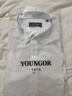 雅戈爾（YOUNGOR）長(cháng)袖襯衫男白色DP免燙襯衫純棉面料舒適抗皺平整易打理 GLDP16384BJA白色 40 曬單實(shí)拍圖