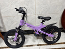 鳳凰兒童自行車(chē)輕量鎂合金學(xué)生小孩單車(chē)帶輔助輪3-6-10-12歲小中大童 【頂配-碟剎一體輪】星云紫丨大禮包+98%已安裝 16寸（目前身高115-125cm選擇） 曬單實(shí)拍圖