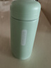 【全網(wǎng)爆款】迷你口袋保溫杯304不銹鋼水杯便攜可愛(ài)水杯女生 淡青色 150ml 曬單實(shí)拍圖