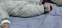 婧麒（JOYNCLEON）嬰兒秋冬夾棉保暖棉衣新生兒哈衣棉連體衣寶寶加厚 Jlt200710 曬單實(shí)拍圖