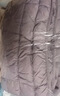 鴨鴨（YAYA）佟麗婭同款輕薄羽絨服女新款秋冬季休閑短款連帽輕便韓版排骨外套 淺紫色 L 曬單實(shí)拍圖