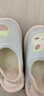 牧童寶寶拖鞋男女童靜音室內居家鞋軟底可愛(ài)卡通嬰兒棉拖鞋 奶油藍140 曬單實(shí)拍圖