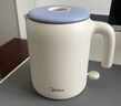 美的（Midea）電熱水壺米色燒水壺便攜式燒水杯差旅春游 0.6L智能斷電304食品級不銹鋼迷你便攜小容量SH06X6-103 曬單實(shí)拍圖