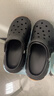 潔麗雅手術(shù)室洞洞鞋男士夏季外穿防滑沙灘涼鞋厚底EVA防臭醫用拖鞋男 黑色 【蜂窩防滑、久站不累】 42-43 【適合41-42碼】 曬單實(shí)拍圖
