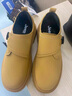 JEEP吉普男鞋2026新款春季真皮透氣旋鈕休閑鞋男士低幫工裝馬丁靴男 土黃色(運動(dòng)碼) 41 (255mm) 曬單實(shí)拍圖