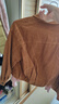 茵曼2026春季女裝新款復古燈芯絨巴恩風(fēng)花苞外套休閑寬松上衣 棕色 M 曬單實(shí)拍圖