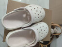QYCKABY醫用手術(shù)室拖鞋女款夏季外穿2026新款厚底eva防滑防臭護士洞洞鞋 白粉 38-39 正碼【內長(cháng)245mm】 曬單實(shí)拍圖