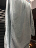 三利10A抗菌毛浴巾套裝男士洗澡專(zhuān)用吸水速干不易掉毛大人女生浴巾 藍 曬單實(shí)拍圖