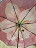 蕉下（beneunder）防紫外線(xiàn)遮陽(yáng)傘三折倍護黑膠晴雨傘防曬傘野花BM398桃澗 曬單實(shí)拍圖