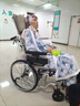 維馳輪椅老人癱瘓帶坐便器防水可洗澡家用護理折疊輕便減震輕便手推車(chē) 04四輪減震全躺護理款（坐便+洗澡+皮質(zhì)坐墊） 曬單實(shí)拍圖