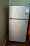 日普（RIPU）小冰箱迷你小型雙門(mén)家用一級能效宿舍出租房辦公室節能省電冷藏冷凍電冰箱 【一級能效】86升銀色【小巧不占地】 曬單實(shí)拍圖