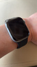 Apple/蘋(píng)果 Watch S11 智能手表GPS款46毫米深空灰色鋁金屬表殼黑色運動(dòng)型表帶M/L MEVP4CH/B 曬單實(shí)拍圖