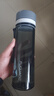富光塑料杯大容量水杯男女便攜tritan運動(dòng)水壺耐高溫防摔防漏泡茶杯子 800ml灰色【tritan+便攜提繩】 曬單實(shí)拍圖