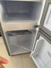 奧克斯小冰箱家用小型迷你冷藏冷凍兩用出租房宿舍用節能省電寢室辦公室電冰箱 【凈化去味】126銀色【高效保鮮 銅管速冷】22L 曬單實(shí)拍圖