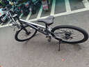 永久（FOREVER）自行車(chē)男女成人學(xué)生24/26寸變速山地車(chē)鋁合金雙碟剎減震越野單車(chē) 21速 26寸鋼架-消光灰 曬單實(shí)拍圖