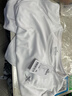 特步短袖女t恤夏季新款透氣速干圓領(lǐng)T運動(dòng)服寬松半袖女體恤休閑上衣服 珍珠白 (顯瘦正肩) XL 175 曬單實(shí)拍圖